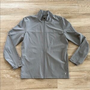 NWT Right of Way R.O.W. Men's Grey Full-Zip Lightweight Jacket S